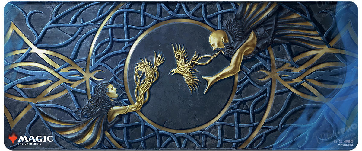 Kaldheim: The Raven’s Warning Table Playmat for Magic: The Gathering