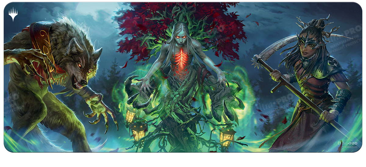 Innistrad: Midnight Hunt Set Booster Key Art 6ft Table Playmat for Magic: The Gathering
