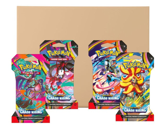 Pokemon: Mega Evolution Chaos Rising Sleeved Blister Case 144ct (ME4) *Expected Release Date 05-22-2026*