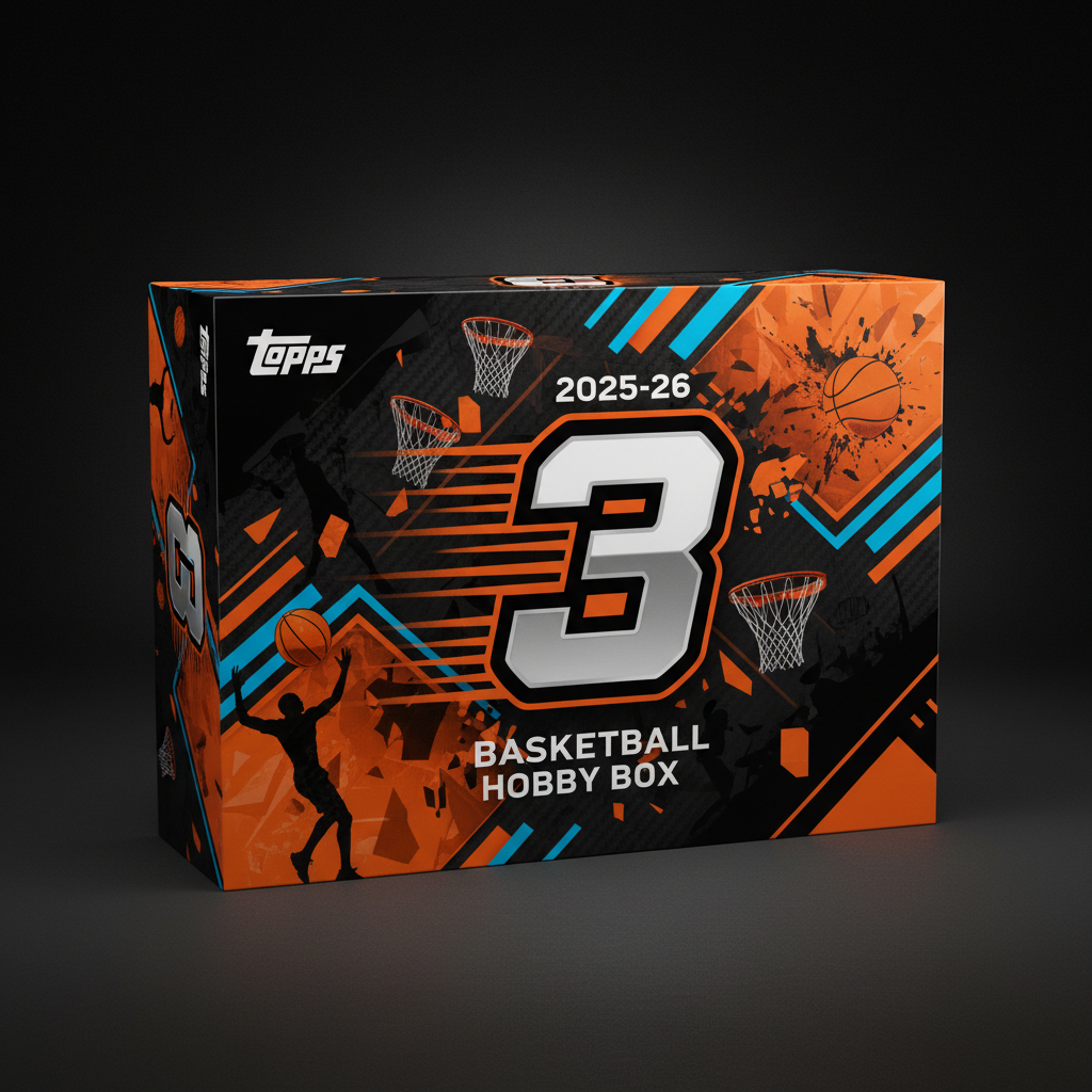 2025-26 Topps 3 Basketball Hobby Box