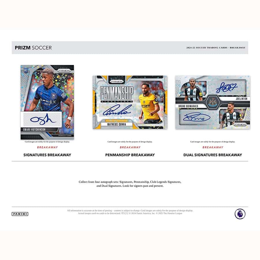 2024-25 Prizm EPL Breakaway Soccer Hobby Box
