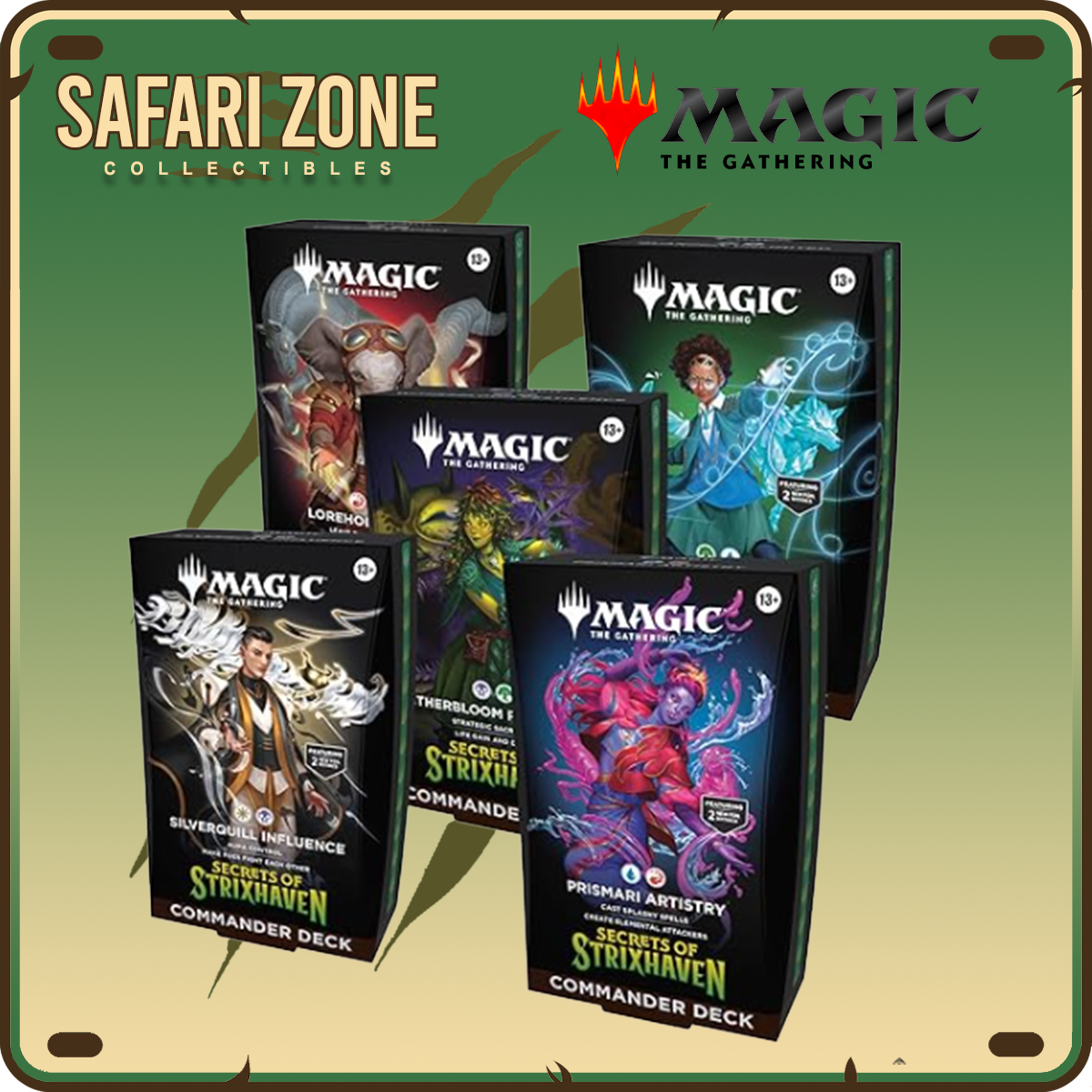 Magic: the Gathering - Secrets of Strixhaven Commander Deck Set