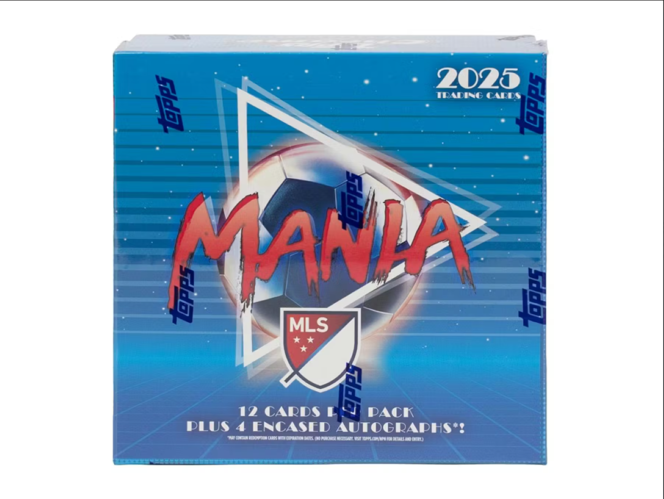 2025 Topps Chrome Mania MLS Soccer Hobby Box Case