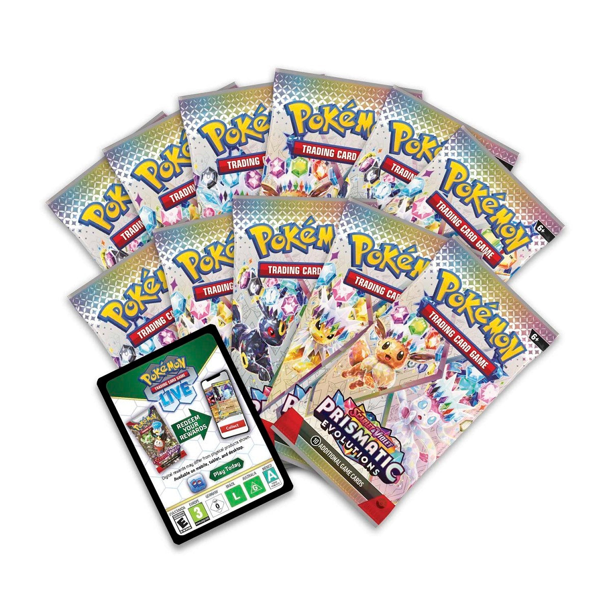 Pokemon: Scarlet & Violet Prismatic Evolutions Pokemon Center Elite Trainer Box Sealed Case [4 ETBs]