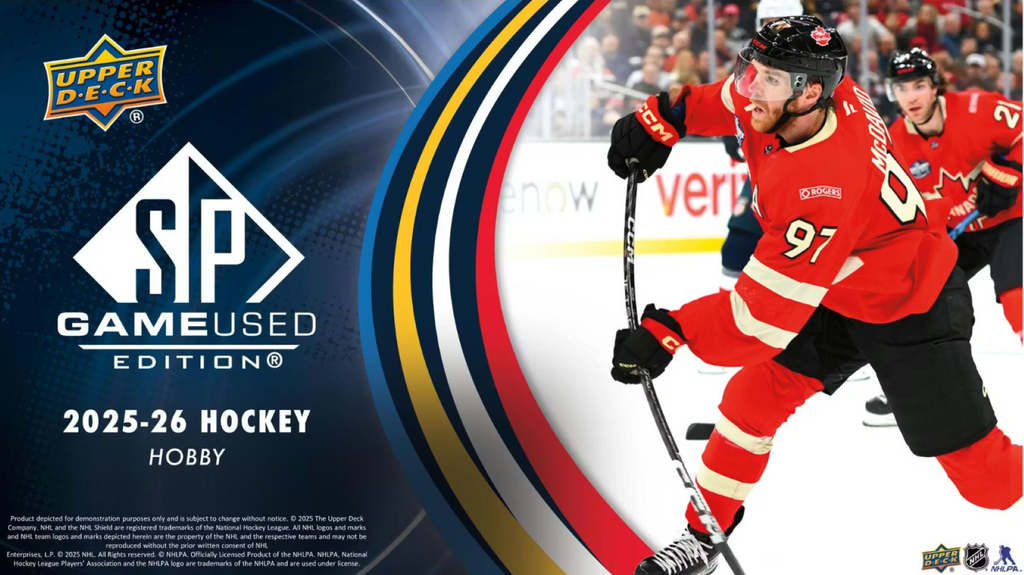 2025-26 Upper Deck SP Game Used Hockey Hobby Box *Contact Us To Order*