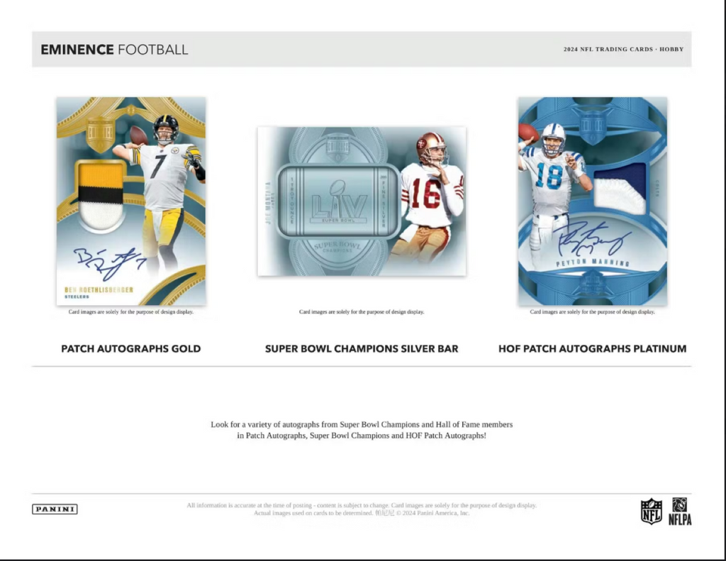 2024 Panini Eminence Football Case