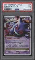 Gengar Lv X Pokemon Platinum Arceus Holo #97 PSA 7