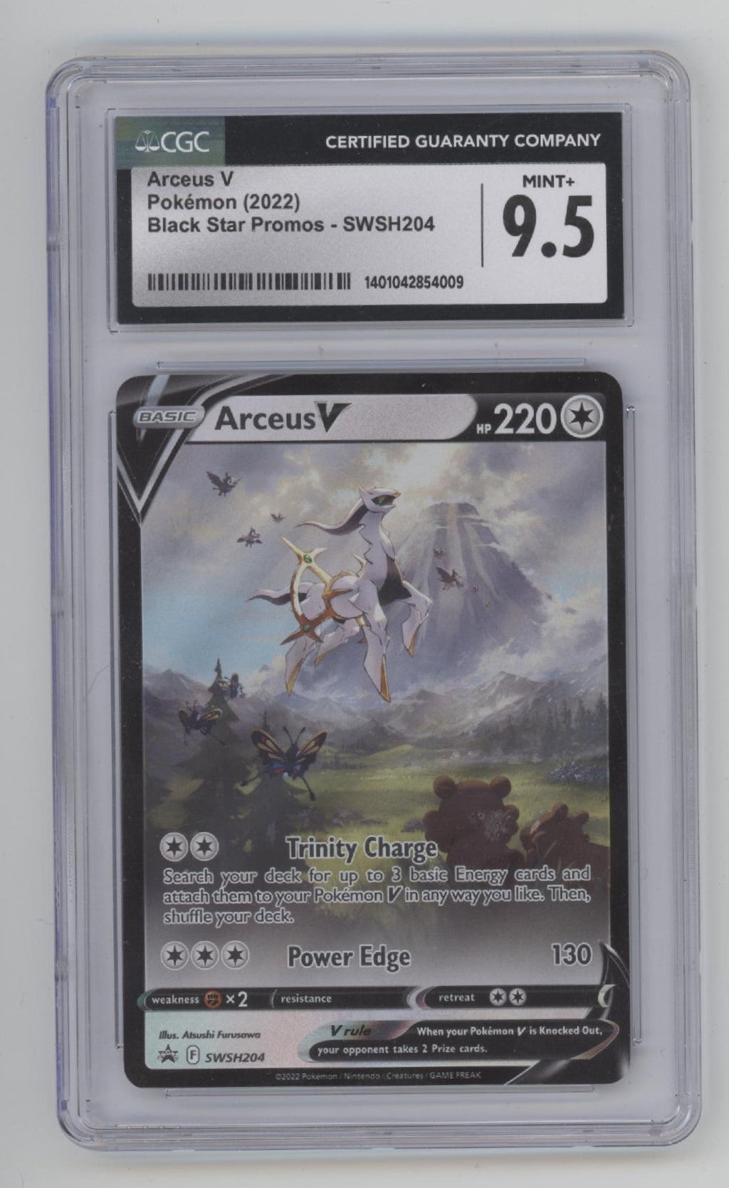 Arceus V Pokemon Black Star Promo #SWSH204 CGC 9.5