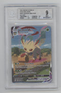 Leafeon VMAX Pokemon Evolving Skies Alternate Art #205 Beckett 9