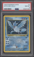 Articuno Pokemon Fossil Holo #2 PSA 8