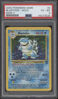 Blastoise Pokemon Base Set 2 Holo #2 PSA 6