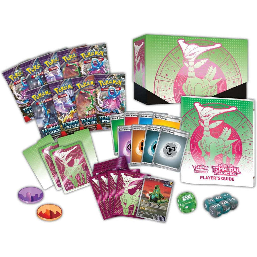 Pokemon: Scarlet & Violet Temporal Forces Elite Trainer Box [Iron Leaves]