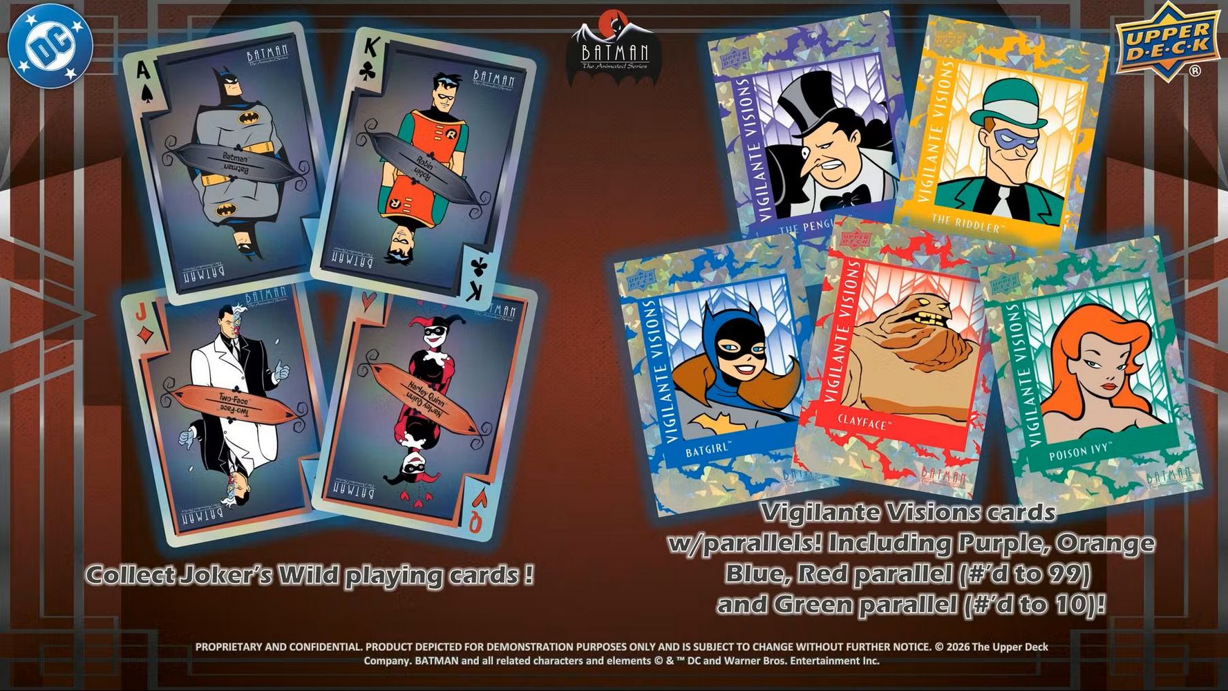 2026 Upper Deck Batman the Animated Series Hobby Box *Contact Us To Order*