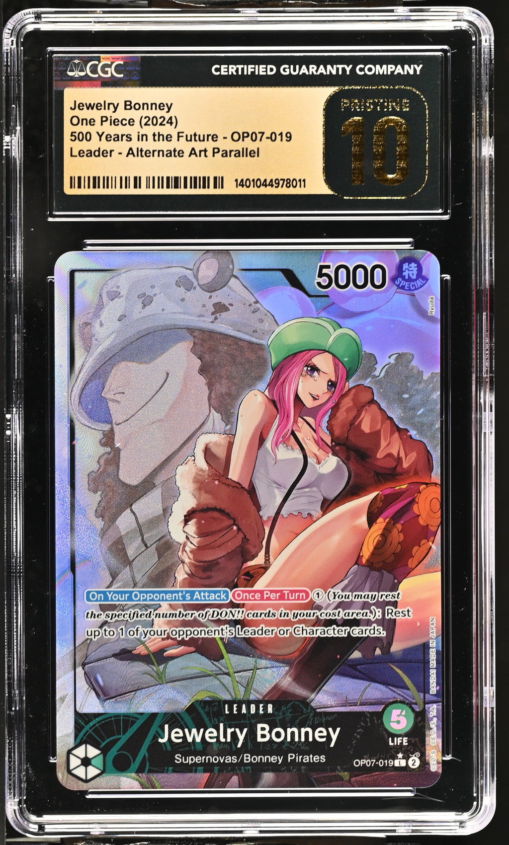 CGC PRISTINE 10 Jewelry Bonney [500 Years in the Future] - 1401044978011