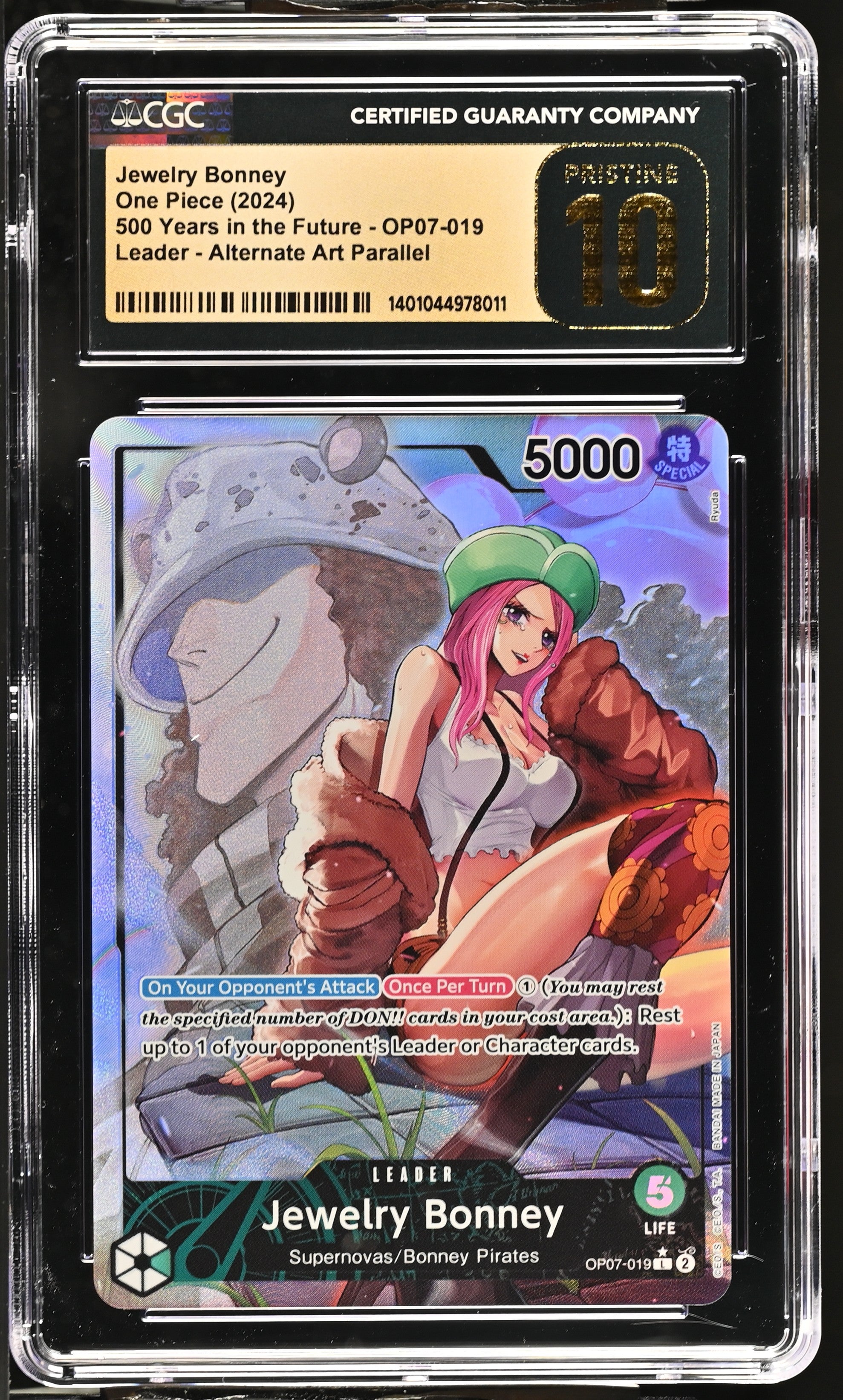 CGC PRISTINE 10 Jewelry Bonney [500 Years in the Future] - 1401044978011