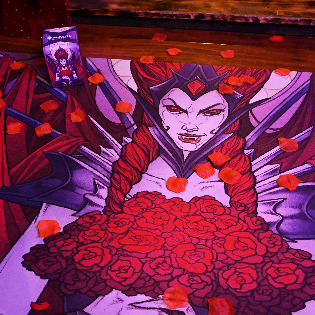 Innistrad: Crimson Vow Set Booster Olivia 8ft Table Playmat for Magic: The Gathering