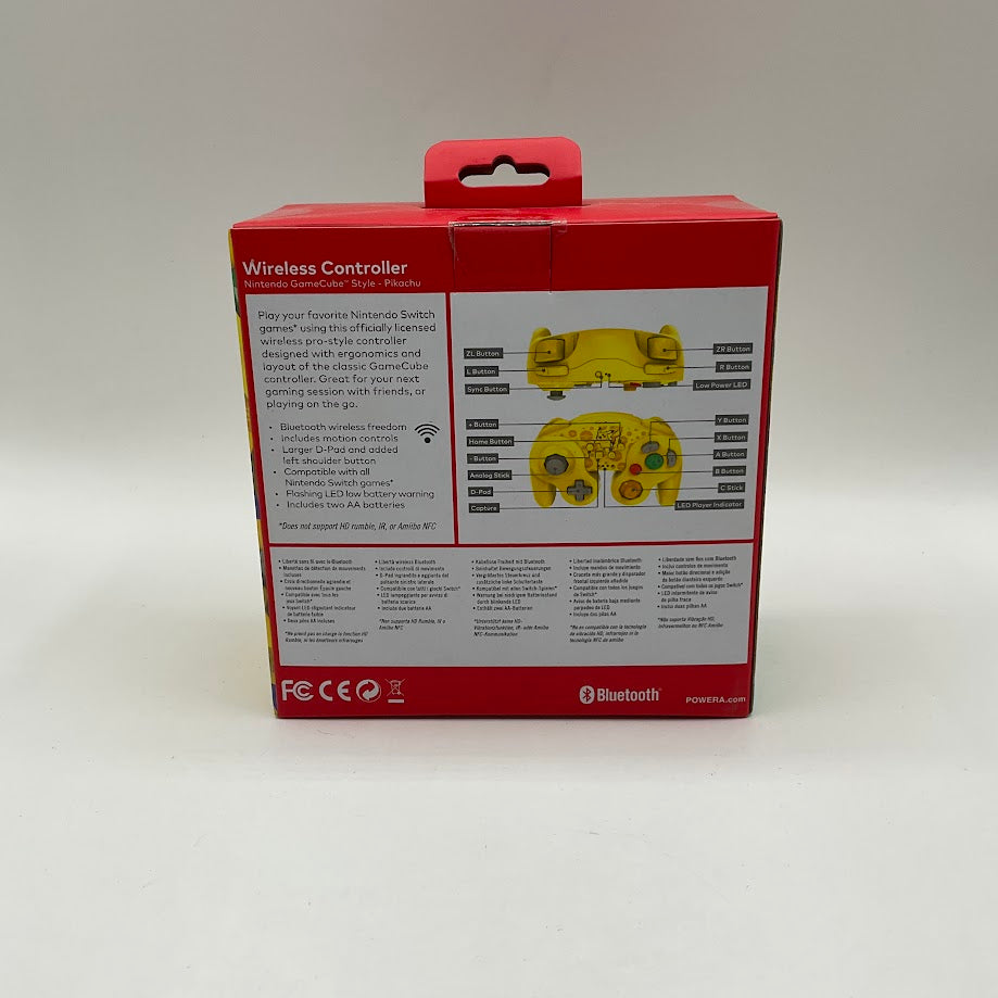 GameCube Style Wireless Controller [Pikachu] Nintendo Switch *See Description*