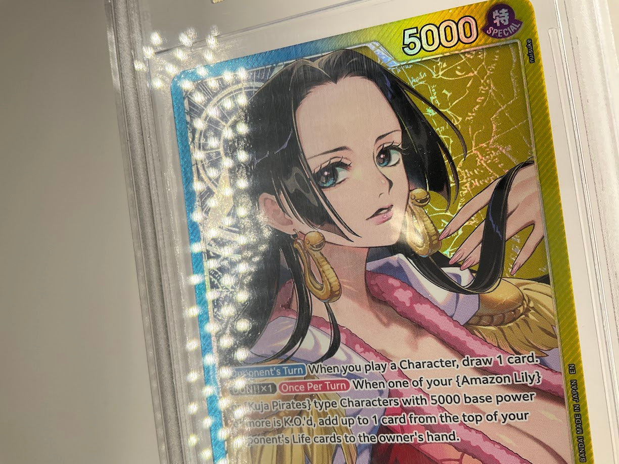 Boa Hancock One Piece Card Game OP14 Alternate Art #041 Beckett 10 Pristine