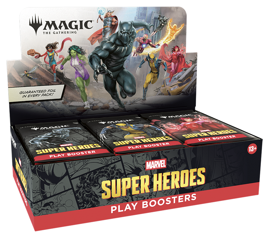 Magic The Gathering: Marvel Super Heroes - Play Booster Display *Pre-Order*
