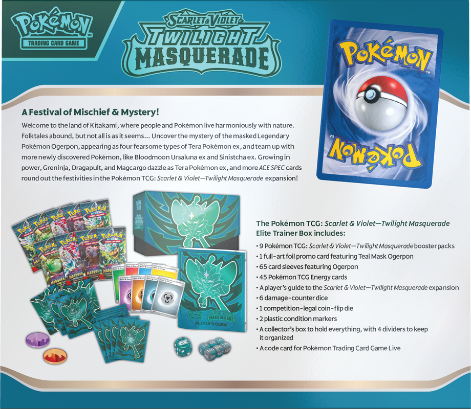 Pokemon: Scarlet & Violet Twilight Masquerade - Elite Trainer Box