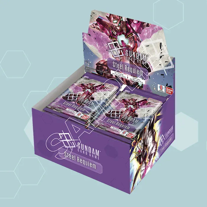 Gundam Card Game: [GD03] Steel Requiem - Booster Display