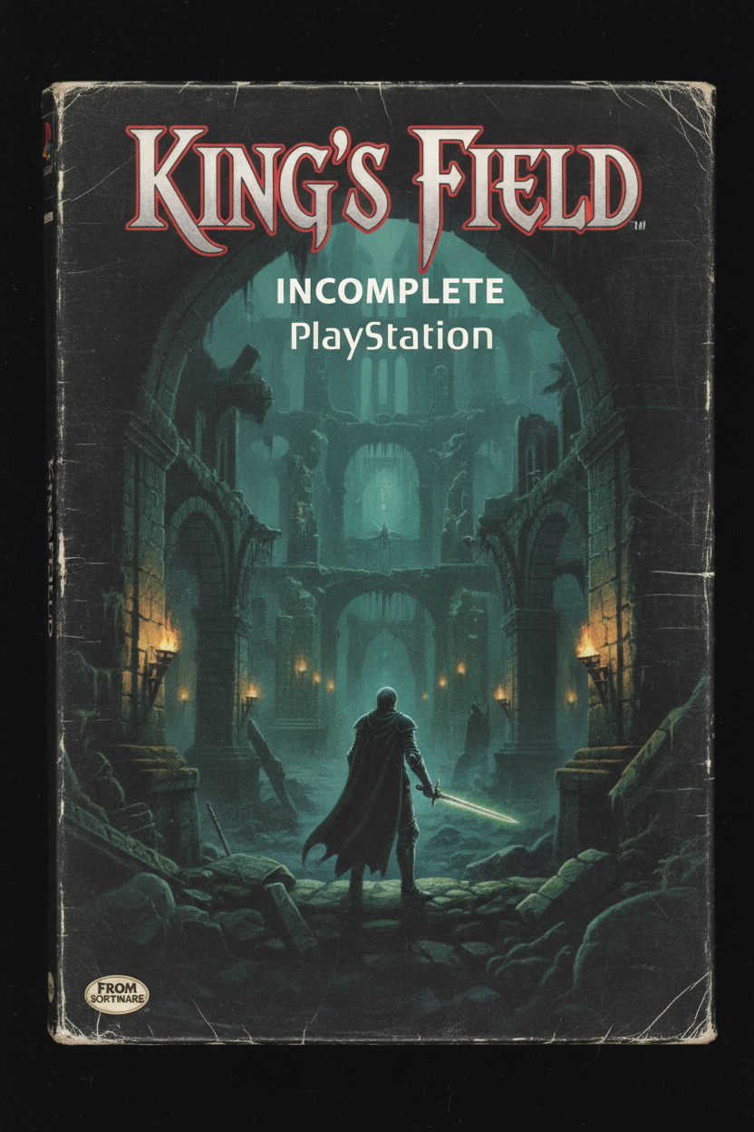 King's Field [Long Box] - (Incomplete) (Playstation)