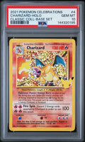CHARIZARD-HOLO CLASSIC COLL-BASE SET 2021 POKEMON CELEBRATIONS CLASSIC COLLECTION PSA GEM MT 10