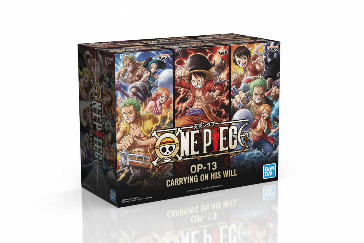 One Piece OP-13 Carrying On His Will Booster Box Case (12 Boxes)