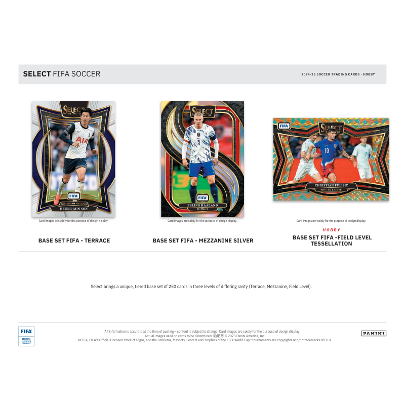 2024/25 Panini Select FIFA Soccer Hobby Box